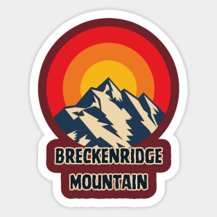 Breckenridge Mountain Sticker